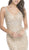 Sleeveless Sequined Sheath Evening Dress