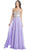 Crystal Embellished Evening A-Line Dress
