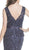 Sleeveless Peplum Evening Dress