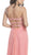 Embroidered Strapless A-Line Evening Dress