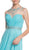 Ruched A-Line Evening Dress with Open Back