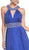 Embellished Halter Ruched A-Line Evening Dress