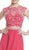 Two Piece Embellished A-Line Evening Dress