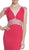 Crystal Embellished Fitted Evening Dress