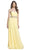 Strapless Ruched Evening A-Line Dress