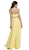 Strapless Ruched Evening A-Line Dress