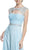 Beaded Ruched A-Line Evening Dress