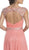Beaded Ruched A-Line Evening Dress