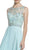 Embellished Sleeveless A-Line Evening Dress