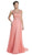 Embellished Sleeveless A-Line Evening Dress