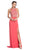 Embellished Halter-Prom Dress