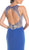 Embellished Jewel Neckline Sheath Evening Dress
