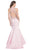 Bejeweled V-neck Mermaid Prom Dress