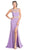 Embellished Illusion Bateau Fitted Prom Dress