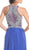 Embellished Illusion Halter A-line Prom Dress