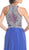Embellished Illusion Halter A-line Prom Dress