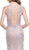 Bedazzled Illusion Bateau Sheath Evening Dress