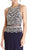 Mock Two Piece Jeweled Fitted Prom Dress
