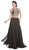 Two Piece Embellished Prom Dress