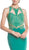 Elegant Embellished Halter Sheath Prom Dress