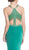Elegant Embellished Halter Sheath Prom Dress