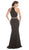 Bedazzled Halter Neck Prom Dress