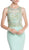 Sheer Jewel Neck Prom Sheath Dress