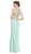 Sheer Jewel Neck Prom Sheath Dress