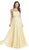 Pleated Strapless Sweetheart Prom A-line Gown
