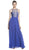 Bedazzled Illusion Halter Neck Prom Dress