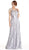 Floral Lace Sheath Mother of Bride Dress