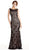 Lace Embellished Mother of Bride Sheath Dress