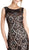 Lace Embellished Mother of Bride Sheath Dress