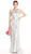 Lace Embellished Mother of Bride Sheath Dress
