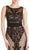 Embellished Illusion Bateau Fitted Evening Dress