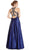 Embellished Halter Evening Ballgown