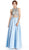 Embellished Halter Evening Ballgown