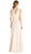 Sleeveless Cowl Neck A line Dress