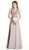 Sleeveless Cowl Neck A line Dress