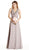 Sleeveless Cowl Neck A line Dress