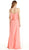 Scoop Neck Long A-line Evening Dress