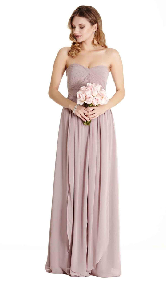Strapless Ruched Sweetheart A-line Evening Dress