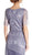 Embellished V-neck Trumpet Evening Dress