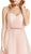 Embellished Illusion V-neck Mesh Evening Dress