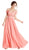 Embellished Lace A-line Evening Dress
