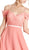 Embellished Lace A-line Evening Dress