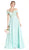 Embellished Lace A-line Evening Dress