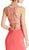 Embellished Halter Neckline Sheath Prom Dress