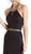 Embellished Halter Neck Sheath Evening Dress