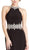 Bedazzled Halter Neck Sheath Prom Dress